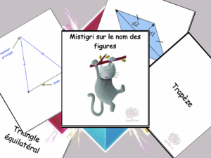 Jeu du mistigri - nom des figures géométriques