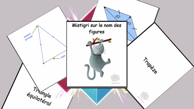 Jeu du mistigri - nom des figures géométriques