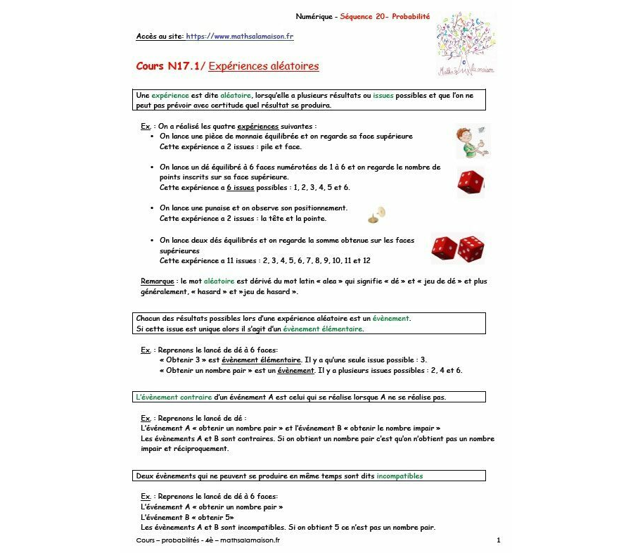 4è - Probabilités: cours