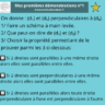 premières démonstrations