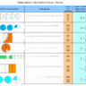 Jeu de cartes sur plateau -  fractions - Cherche et trouve