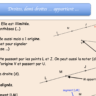 Fiche Tracer, noter une droite, demi-droite et "appartient"