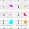 6e jeu de cartes - Dominos fractions