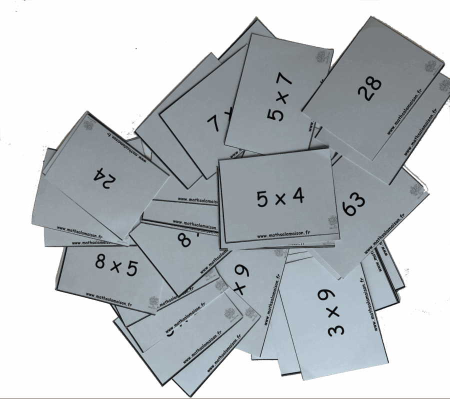 jeu de cartes- Les tables