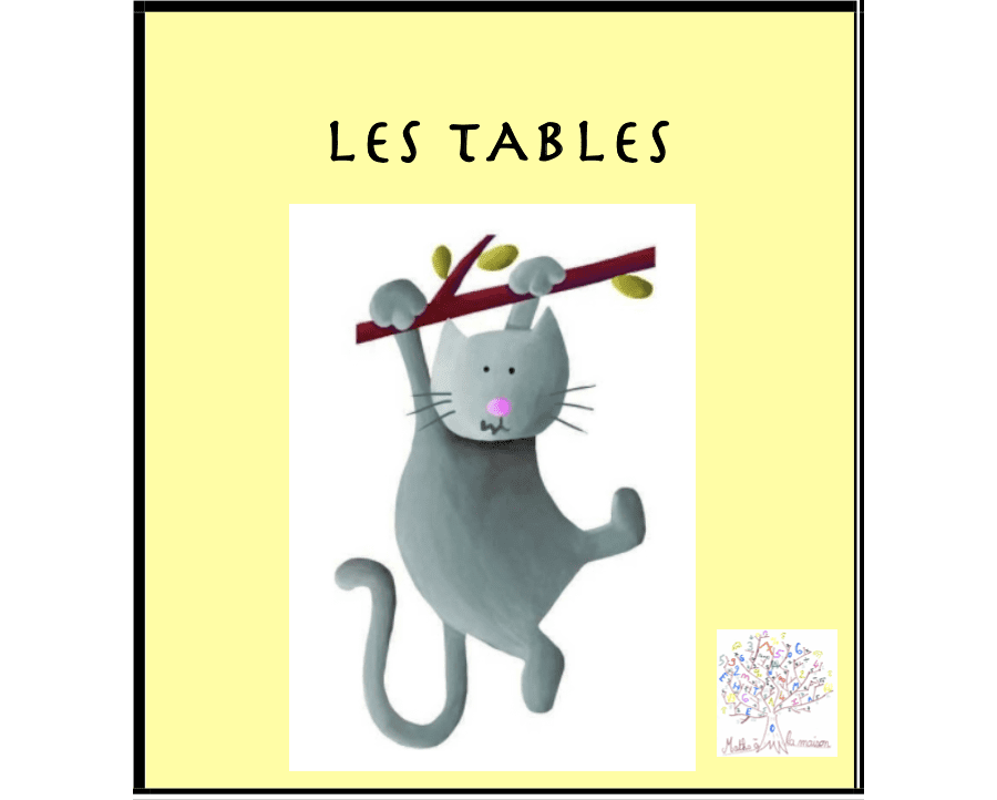 jeu de cartes Mistigri - Les tables
