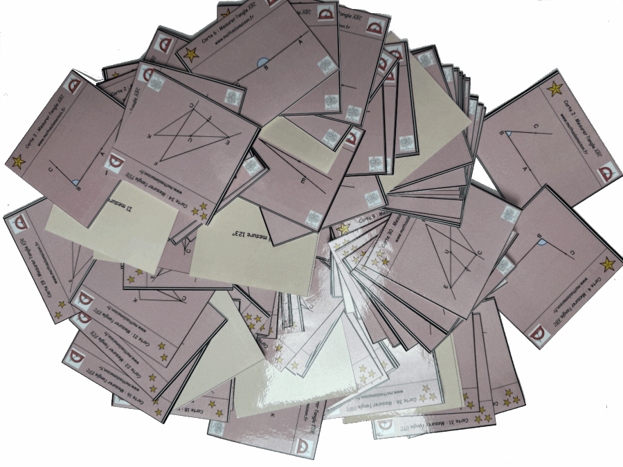 6e cartes autocorrectives - Mesurer un angle