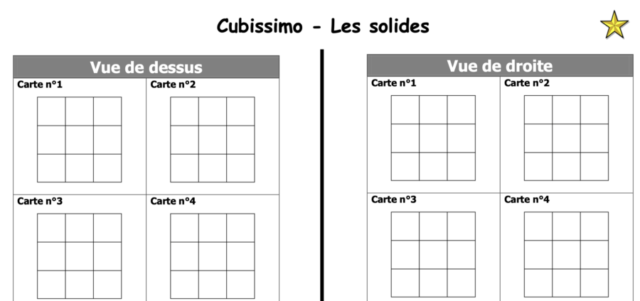 Fiche pour cubissimo